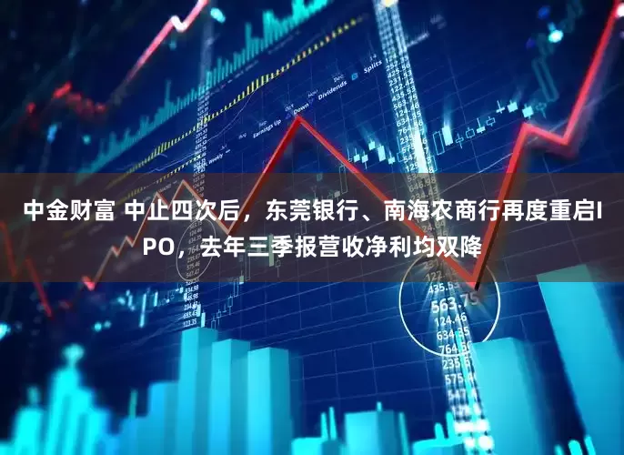 中金财富 中止四次后，东莞银行、南海农商行再度重启IPO，去年三季报营收净利均双降